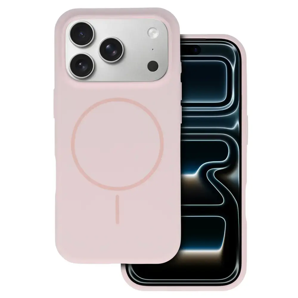 Magsafe Slim Silicone for Iphone 17 Pro Max light pink
