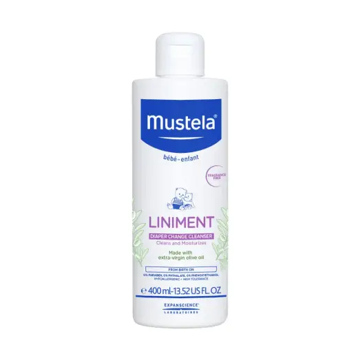 Mustela Liniment Fragrance Free Diaper Change Cleanser