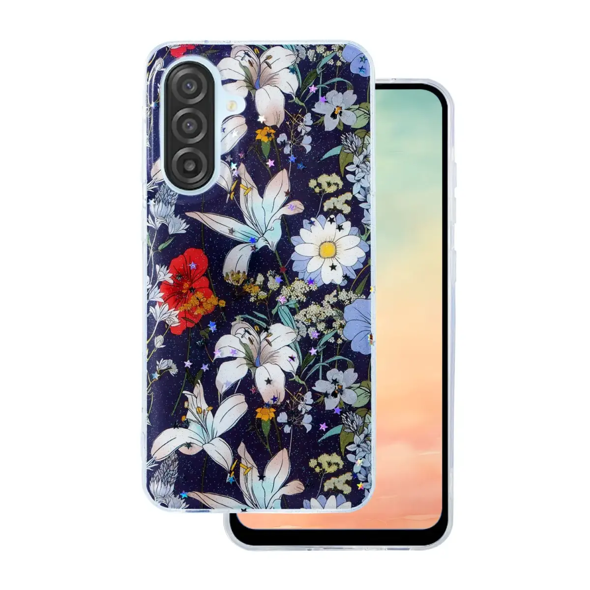 Glow Glam case for Samsung Galaxy A36 5G / A56 5G blue