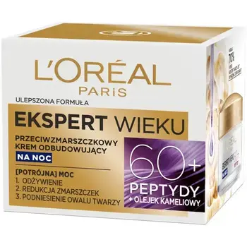 L´Oréal Age Specialist 60+ Restoring Night Cream - Noční krém proti vráskám 50ml
