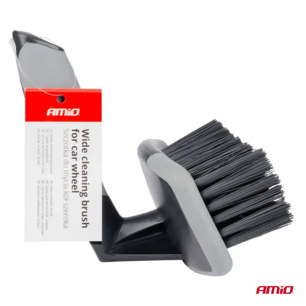 Wheel rim cleaning brush wide 17 cm AMIO-04030