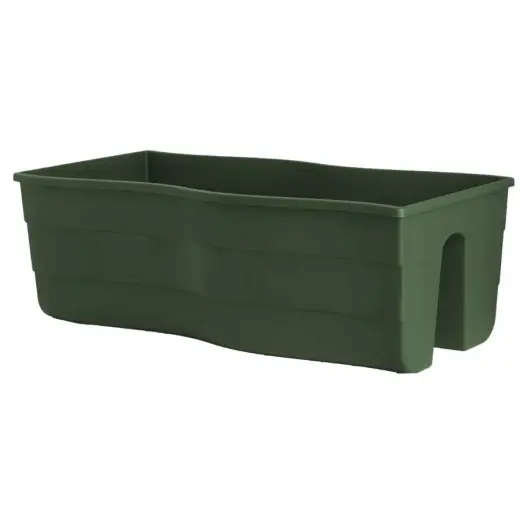 Balcony box Wave, 60cm, green
