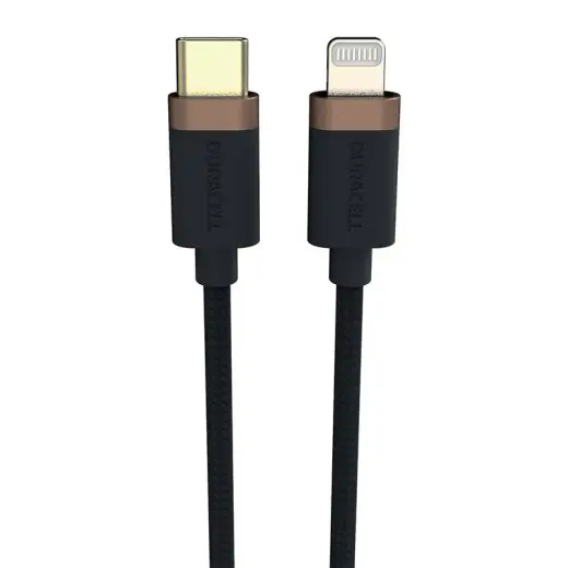 Duracell USB-C cable for Lightning 1m (Black)