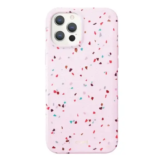 UNIQ Terrazzo phone case for iPhone 12 Pro Max blush pink