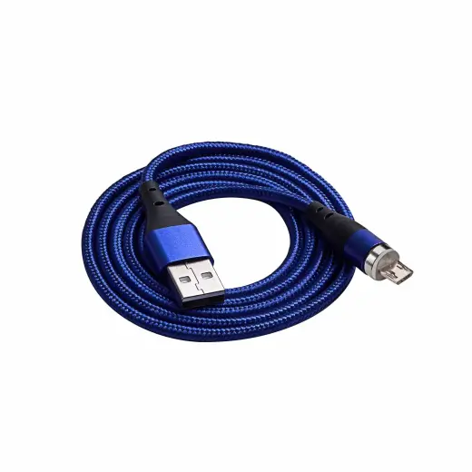 Cable USB Akyga AK-USB-47 USB A (m) | micro USB B (m) magnetic ver. 2.0 1.0m