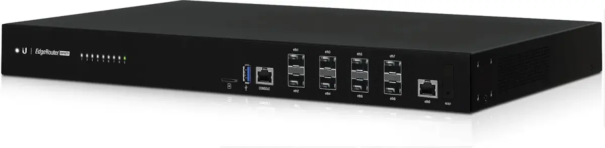 Ubiquiti ER-8-XG | Router | EdgeMAX EdgeRouter, 8x SFP+, 1x RJ45 1000Mb|s
