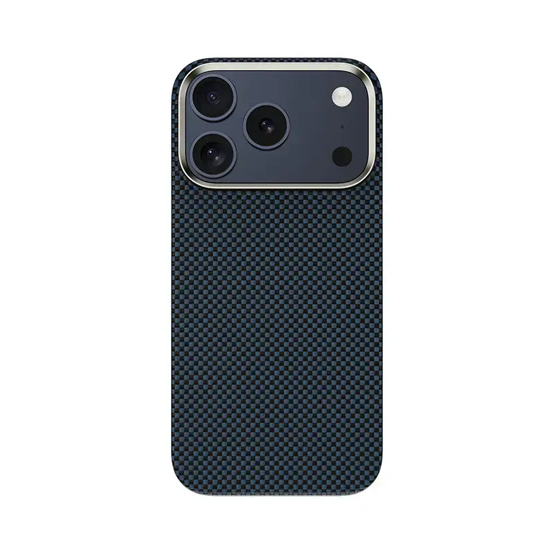 Benks Magnetic Armor Tint Kevlar 1000D maciņš telefonam iPhone 17 Pro zils