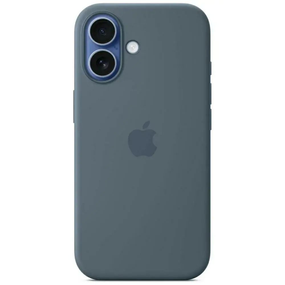Silikona maciņš ar MagSafe atbalstu telefonam iPhone 17 zils