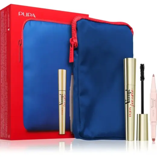 Pupa Kit Vamp! Clutch Bag Mascara Forever + Vamp! Creamy Duo
