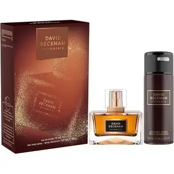 David Beckham Intimately for Men Gift set EDT 75 ml and deospray 150 ml 75ml