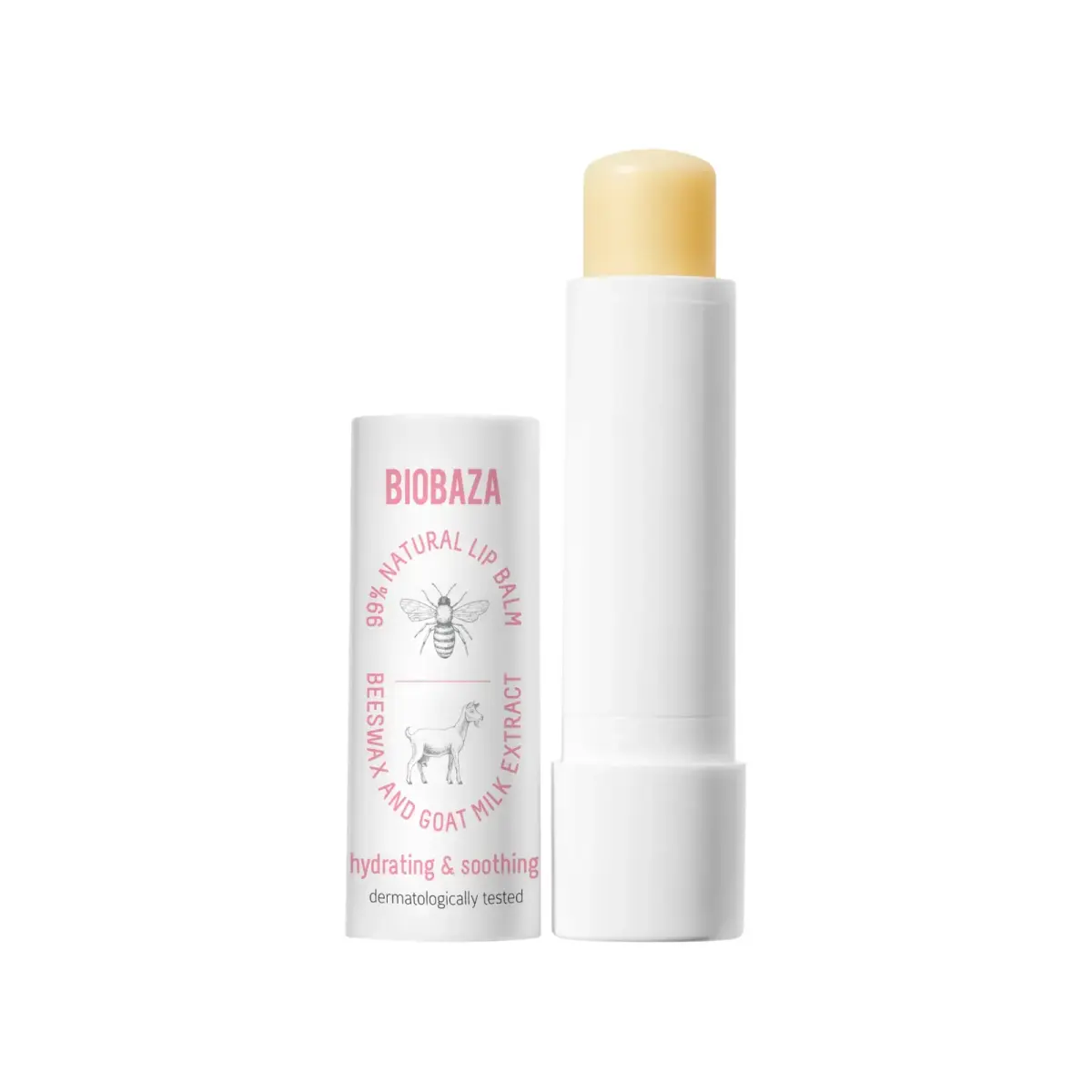 Biobaza, Bees & Goats, Hydrating, Lip Balm, 4.5 g