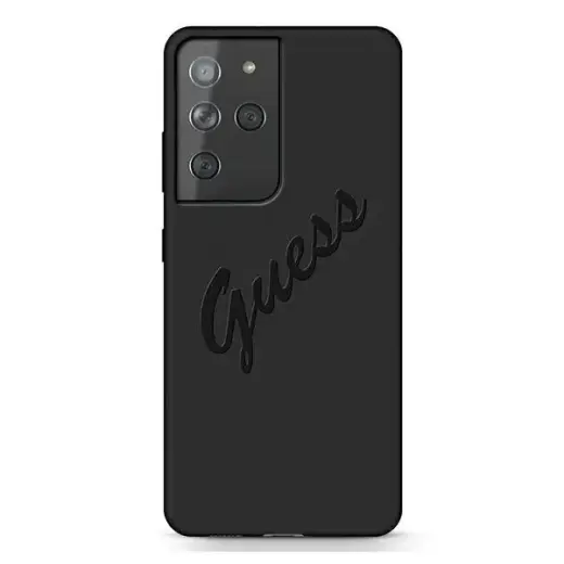 GUHCS21LLSVSBK Guess Silicone Vintage Cover for Samsung Galaxy S21 Ultra Black