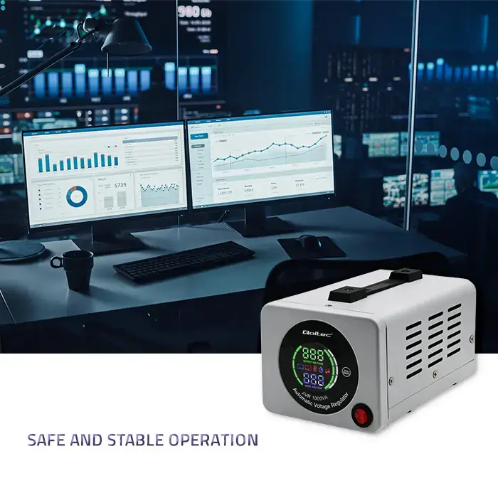 Qoltec Automatic Voltage Stabilizer AVR 1000VA