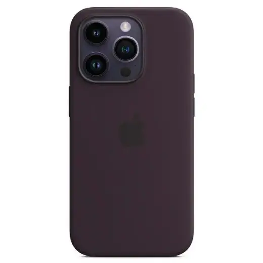 Etui Apple MPTK3ZM|A iPhone 14 Pro 6,1" MagSafe czarny bez|elderberry Silicone Case