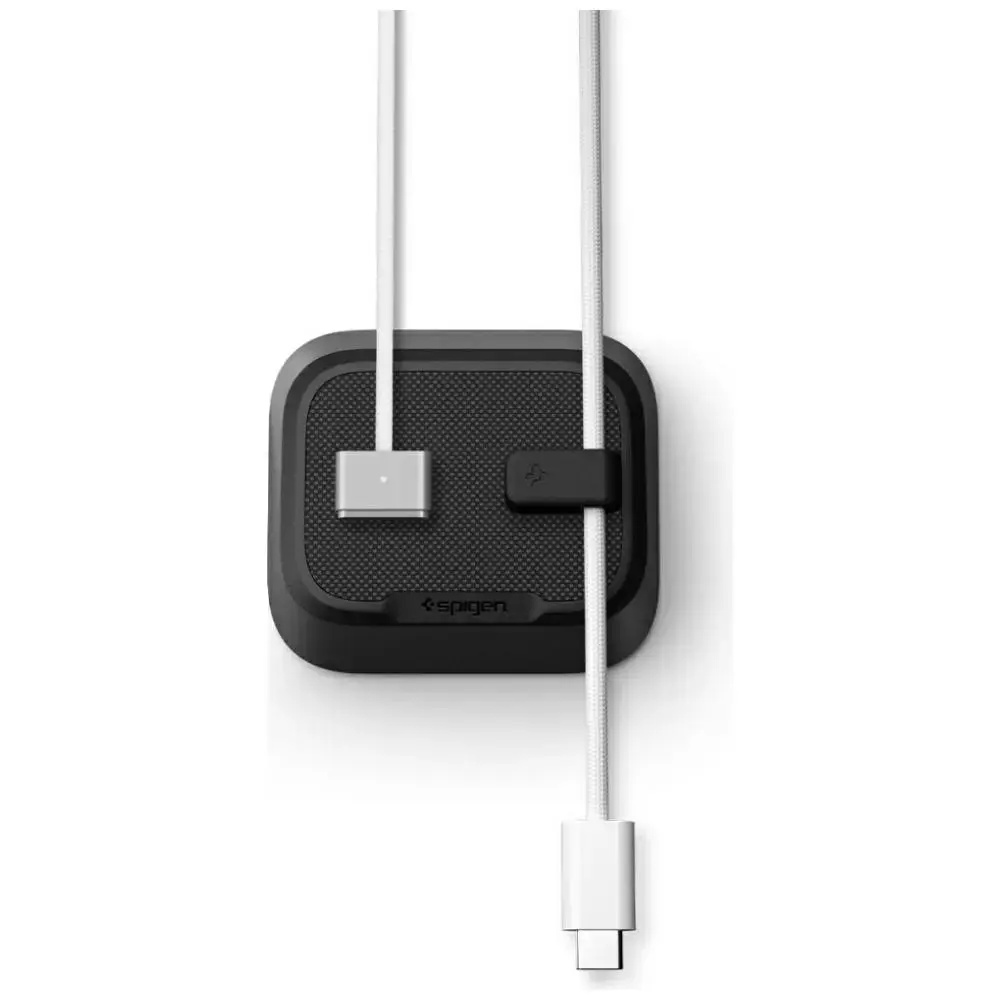 Spigen Magnetic cable holder magnetic cable organizer black