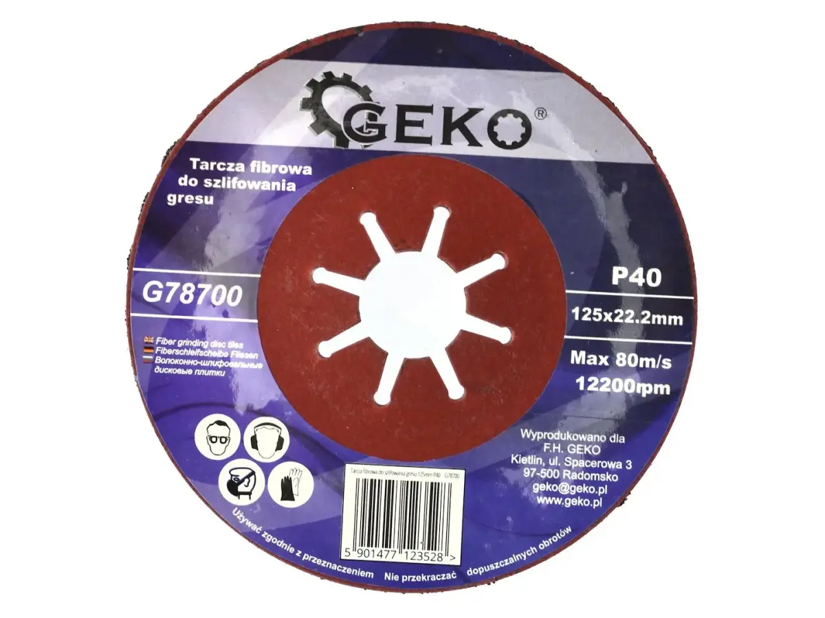 Rupjgraudains šķiedru disks 125mm P40