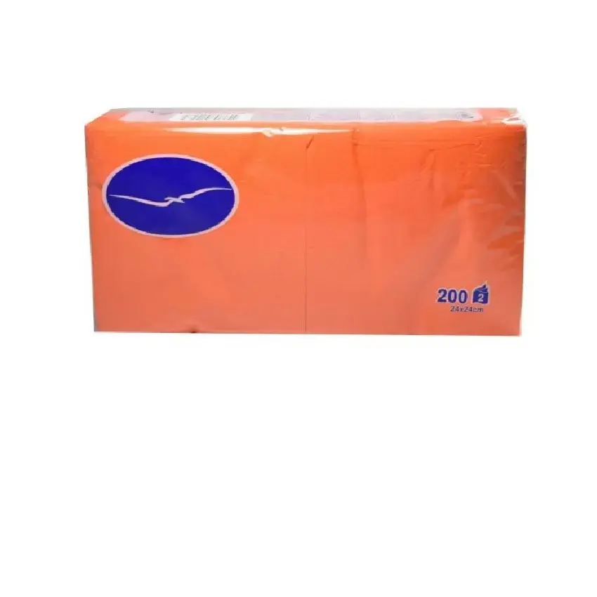 Lenek Bar napkins orange, 24x24cm, 2-ply, 200pcs