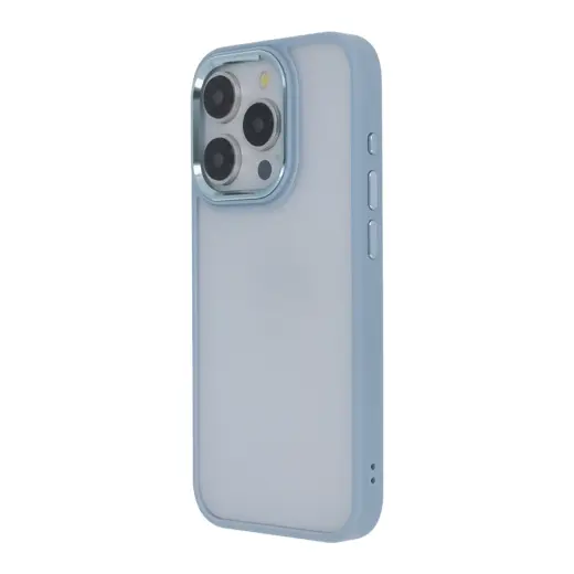 Satin Elegant Matt Case for Samsung Galaxy S21 blue