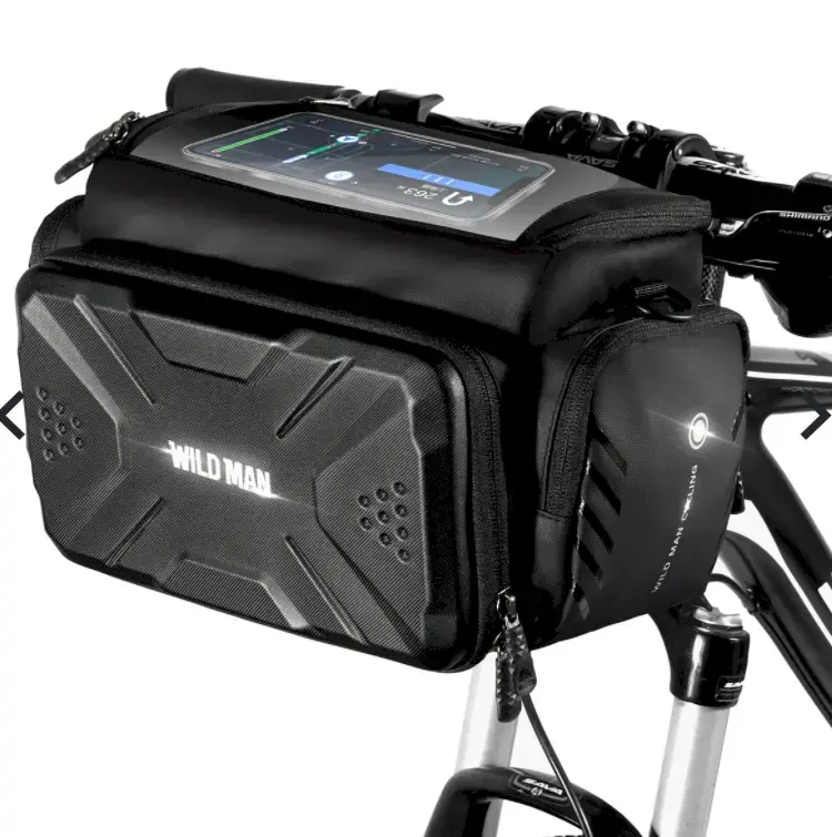 Wildman GS6 Bicycle handlebar bag 4l black