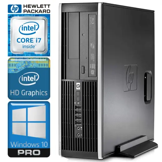 HP 8200 Elite SFF i7-2600 16GB 500GB DVD WIN10PRO|W7P [refurbished]