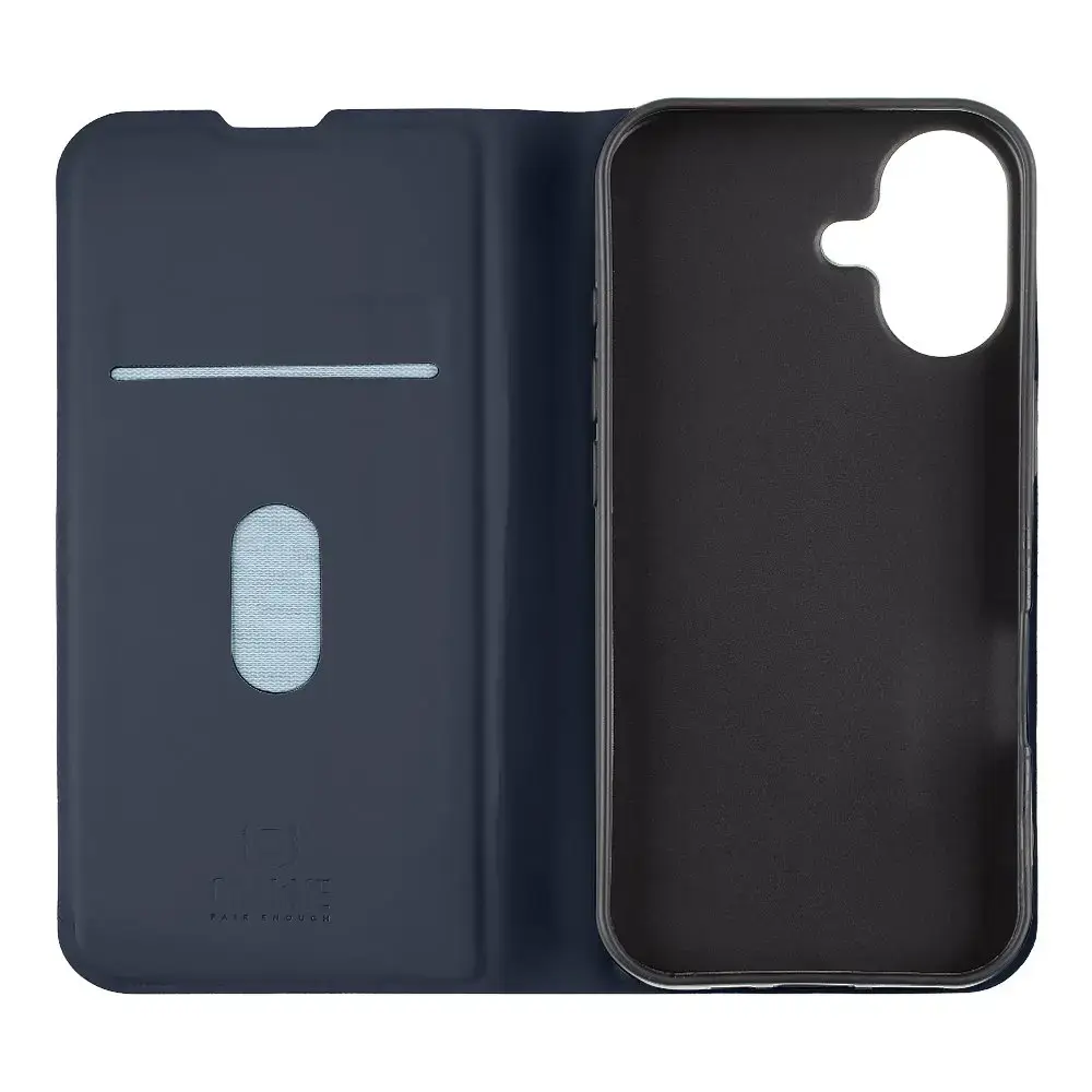 OBAL:ME SmoothTouch Case grāmatveida maciņš telefonam iPhone 17 zils
