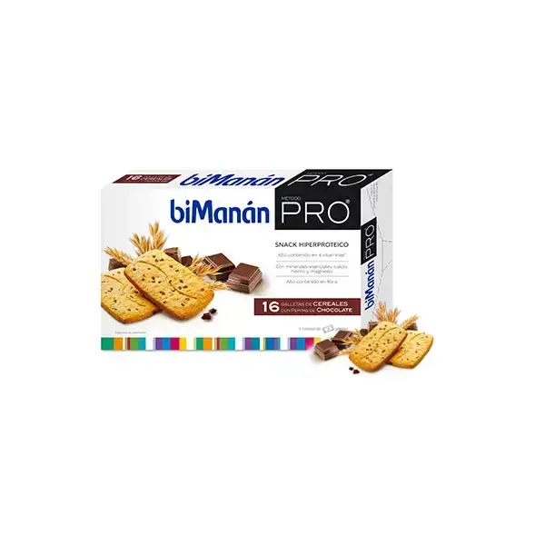 BIMANÁN Bimanán Pro Biscuits Cereals With Choco Nuggets 16 Units