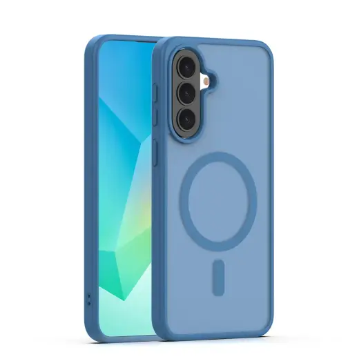 Mag Matt phone case with MagSafe support for Samsung Galaxy A57 (A576) blue