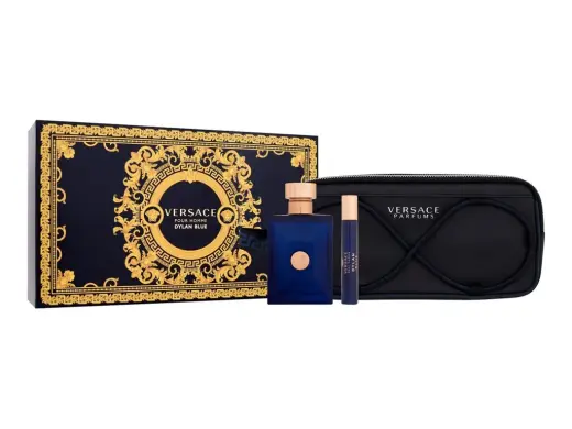 Versace Dylan Blue Eau De Toilette Spray 100ml Set 3 Pieces