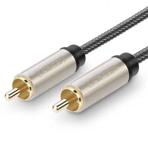 UGREEN AV133 RCA (Cinch) male to male cable - 1m (grey)