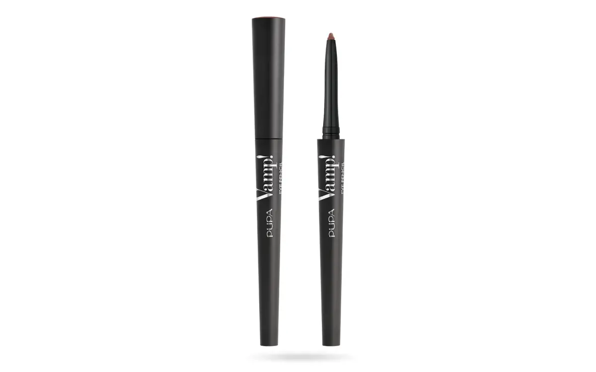 Pupa, Vamp!, Paraben-Free, Waterproof, Kohl Kajal Eyeliner, 201, Hot Chestnut, 0.35 g *Tester
