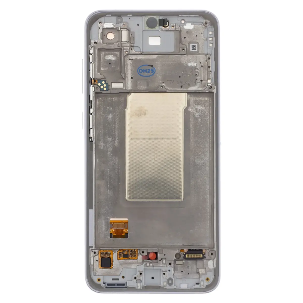 LCD display + Touch Unit + Front Cover Samsung A366B Galaxy A36 5G Lavender (Service Pack)