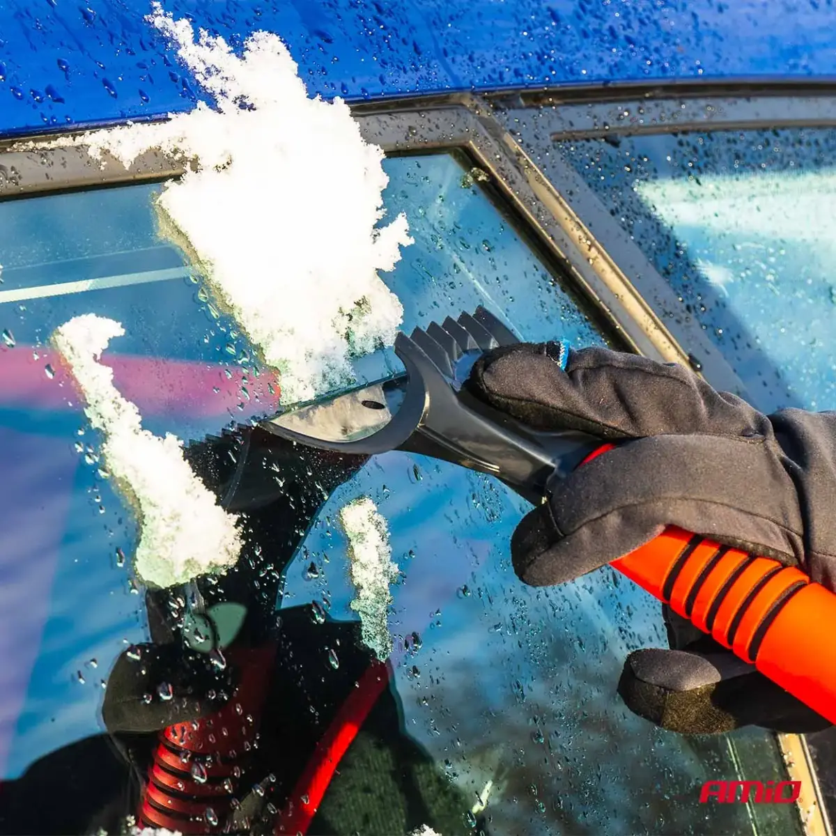 Snow brush with ice scarper 89 cm