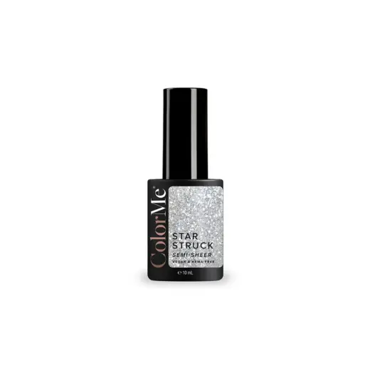 ColorMe Cosmetics, Starstruck, Gel, Semi-Permanent Nail Polish, Translucent, 10 ml