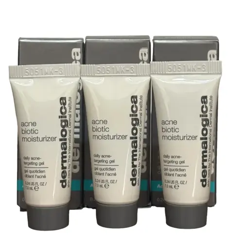 Set, Dermalogica, Acne Biotic, Anti-Acne, Local Treatment Gel, For Acne Prone Skin, For Face, 3 pcs, 7 ml
