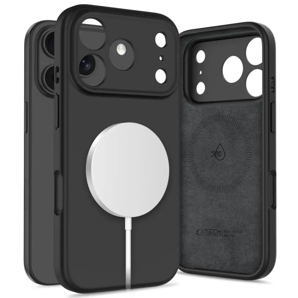 TECH-PROTECT SILICONE MAGSAFE IPHONE 17 PRO BLACK