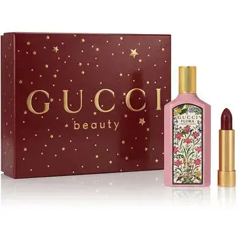 Gucci Flora Gorgeous Gardenia Gift Set EDP 50 ml and Lipstick 1.8 g 100ml
