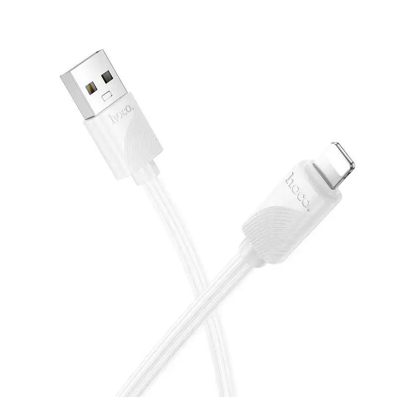 Hoco X114 data transfer and charging cable | USB-A to Lightning | 12W | 1m | white