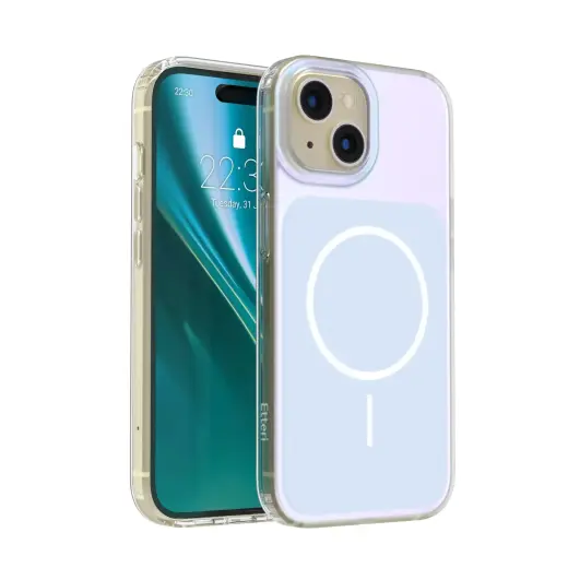 Etteri Hidden Pearl Epoxy Mag maciņš telefonam iPhone 15 zils
