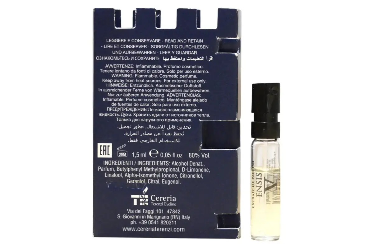 V Canto Ensis, Extrait De Parfum