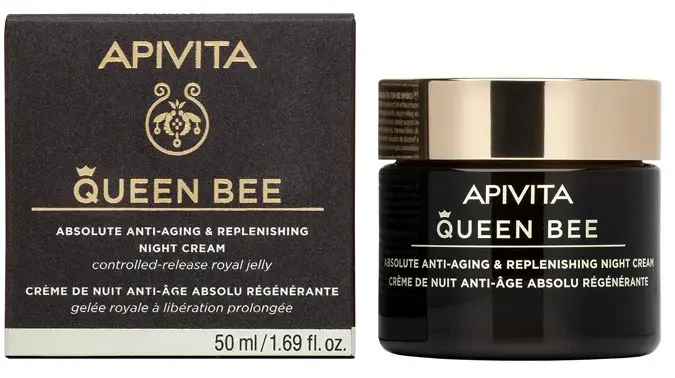 Apivita Queen Bee Night Cream Firming Anti-wrinkle Night Cream 50 Ml