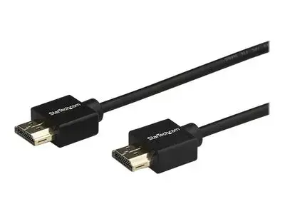 StarTech.com HDMI Cable - 2m | 6 ft - Gripping Connectors - Premium 4K HDMI Cable - High Speed HDMI 2.0 Cable - HDMI Cord for TV (HDMM2MLP) - HDMI cable - 2 m