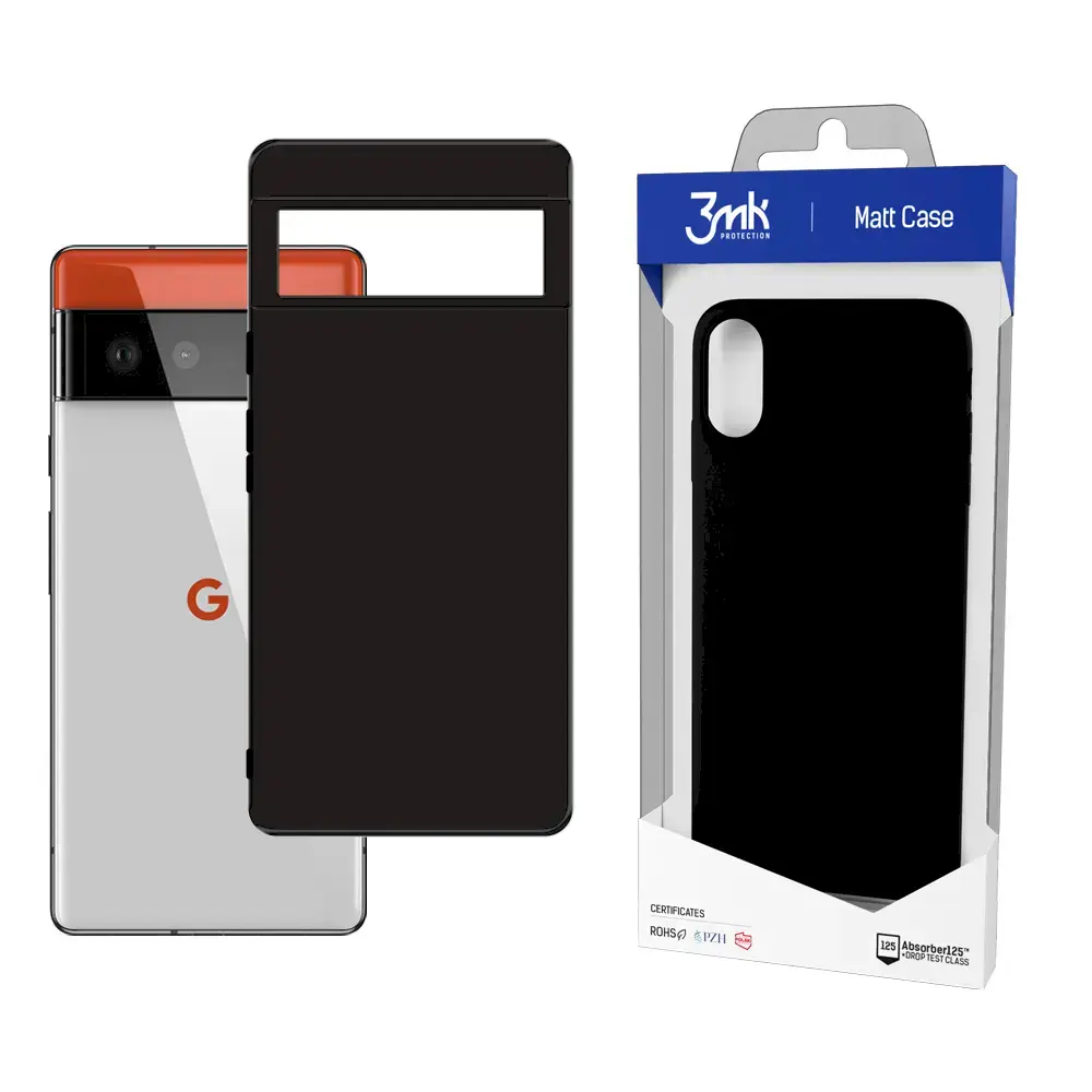 Google Pixel 6 Pro 5G - 3mk Matt Case black