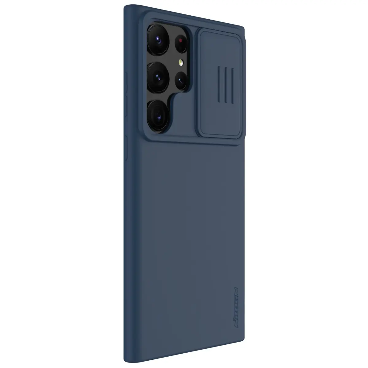 Nillkin CamShield Silky Silicone Case for Samsung Galaxy S23 Ultra Midnight Blue