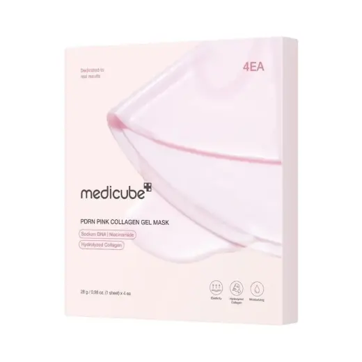 MEDICUBE PDRN Pink Collagen Gel Mask Box X4-No Colour