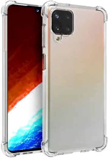 Fusion anti shock 0.5 mm silikona aizsargapvalks Samsung A125 Galaxy A12 caurspīdīgs