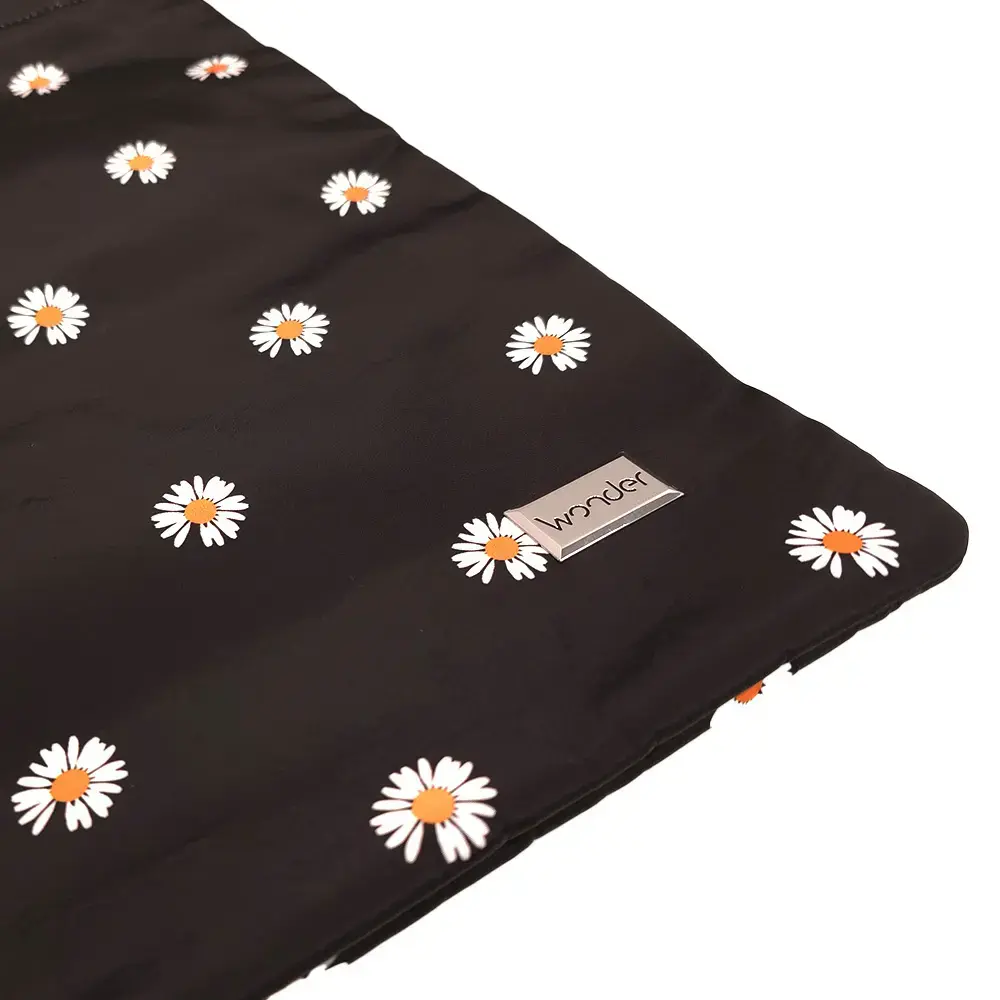 Shopping bag Wonder pattern 3 black