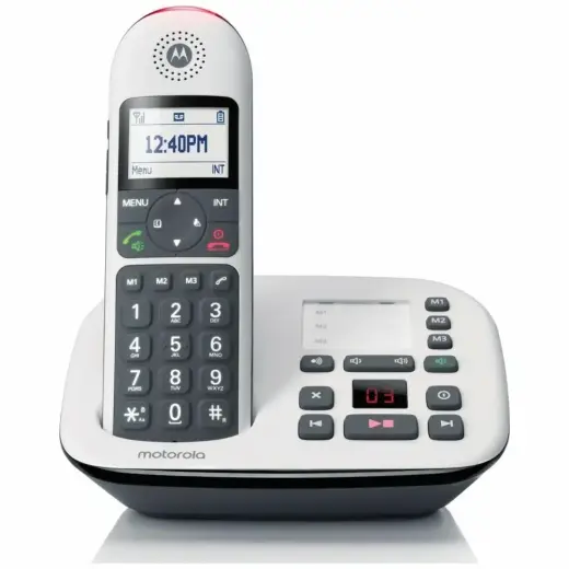 Cordless landline phone Motorola CD5011 white