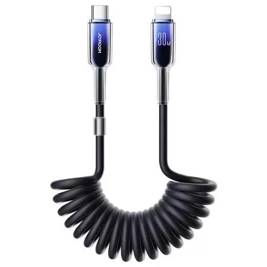 Joyroom S-A43 Crystal-Clear Series data transfer and charging cable | USB-C to Lightning | 30W | 1.5m | black