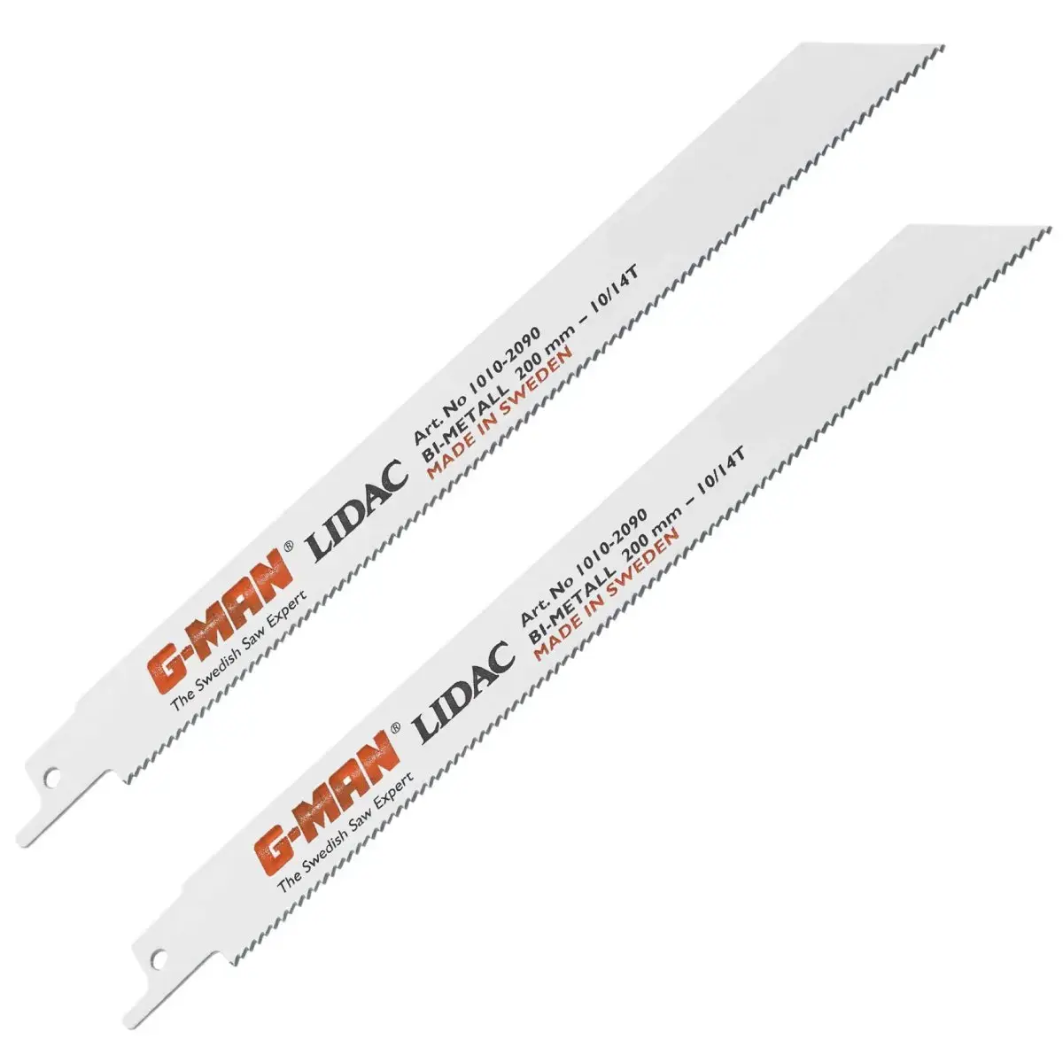 Zobenzāģa asmeņis metālam BiM 200x19x0.9mm-10/14T 2gb