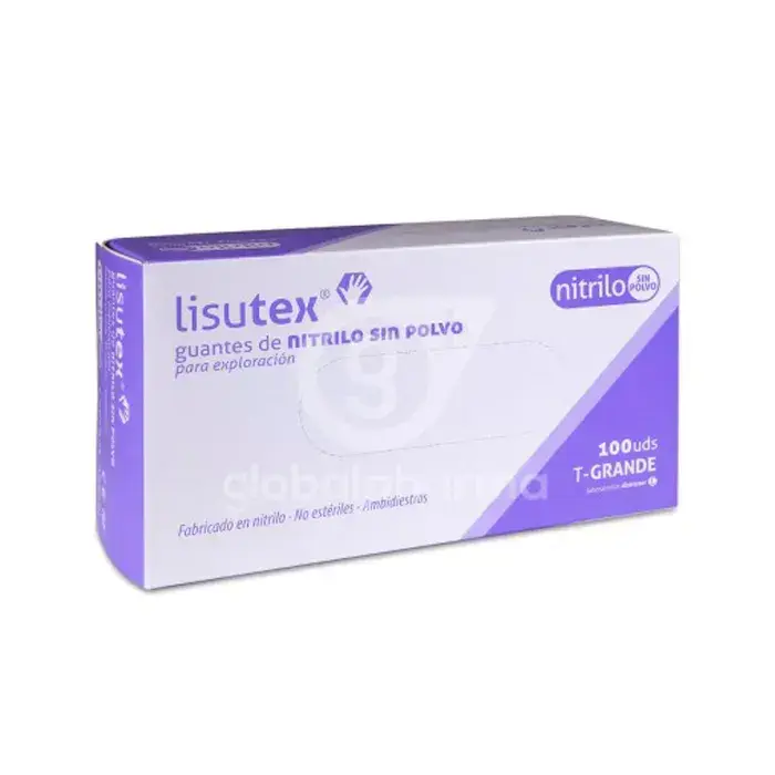 LISUTEX Guantex Nitrile S-P T-G 100U